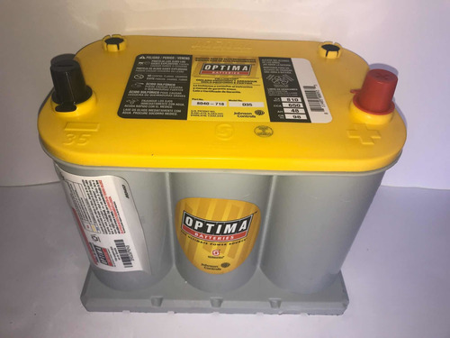 Bateria De Gel Optima D35 Yellow Envíos Cdmx Edomex Gratis