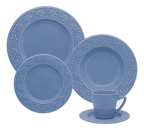 Set De Vajilla 20 Piezas Ceramica Oxford Platos Taza