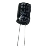 Capacitor Eletrolítico  Radial 2,2ufx350v - Pct 200 Unidades