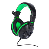 Headset Gamer Exodus P2/p3 Multi Plataforma Verde ELG Cor Da Luz Azul-aço