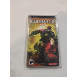 Metal Gear Acid 2 New De Psp Caja Instructivo