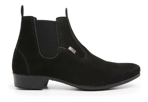 Bota Botina Montaria Vaquejada Country Couro 4s Npreto | Frete grátis
