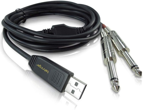 Behringer Line 2 Usb Cable Interfaz Audio Stereo 1/4 A Usb 
