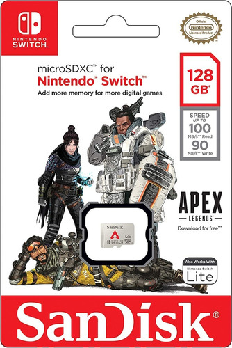 Sandisk Tarjeta Microsdxc De 128 Gb  Apex Legends Edition 