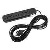 Zapatilla 5 Tomas Con Interruptor Y Cable X 3mts