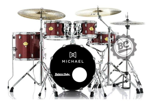 Bateria Michael Legacy Sparkle Wine Swr Com Bumbo 18