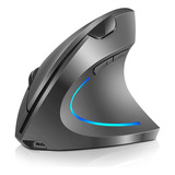 Mouse Ratón Vertical Inalámbrico 2.4g Recargable Ergonómico