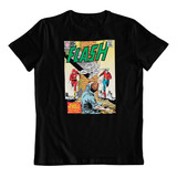 Polera Algodon Estampada Dtf Flash Dc Comics Fan Arte Barry