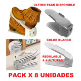  Pack 8 Organizadores Zapatos Zapatillas Regulable Belgrano