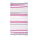 Toalla De Playa Grande Superior Meera Stripe, 35 X 68, Fu...