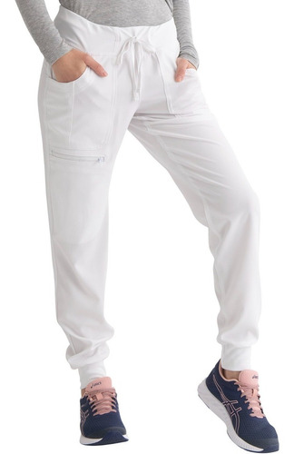 Jogger / Pantalon Heartsoul De Uniformes Clínicos - Blanco