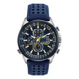 Reloj Citizen At-03l Para Hombre, Blue Angels World A-t Eco.