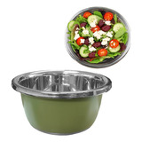 Bowl Metalico Ensaladera Posillo Bowl Ensalada Bowls 30cm