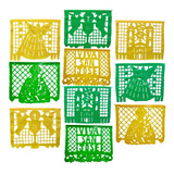 San José - 50 Metros De Papel Picado - Plástico