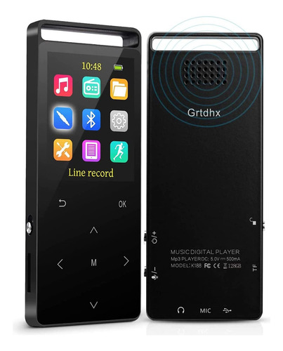 Reproductor De Mp3 De 32 Gb Con Bluetooth Hi-fi Radio Fm Neg