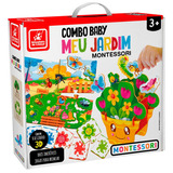 Combo Baby Bebe Meu Jardim Montessori Lúdico Cores  