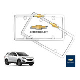 Par Porta Placas Chevrolet Equinox 2010 A 2017 Original