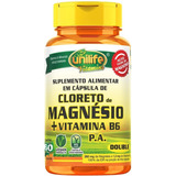 Cloreto De Magnésio Pa C/ Vitamina B6 800mg 60 Cápsulas - Unilife