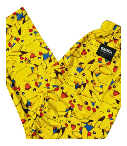 Pantalon Unisex Pijama De Pikachu Modal Premium Galeca