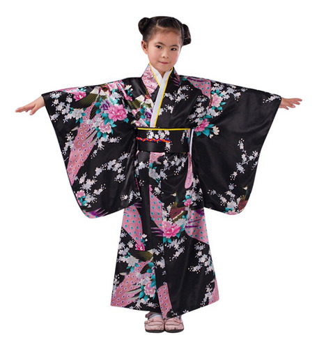 Lazhu Clothing, Ropa Para Niñas, Kimono Japonés Tradicional