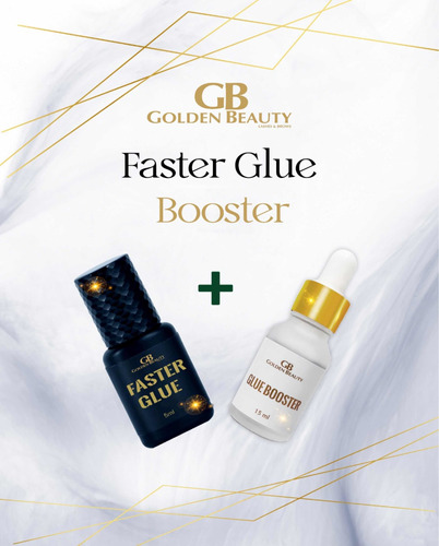 Adhesivo Para Extensiones De Pestañas Faster Glue + Booster