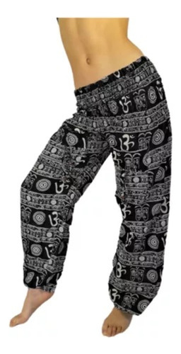 Pantalon Babucha Yoga Tai Chi Meditacion Hindu Color S/l Ohm