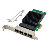 Tarjeta De Red Gigabit Pci-e X1 82571gb Red De Servidor De 4