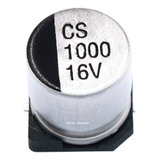 Capacitor Eletrolítico Smd 1000uf 16v 105°c - 10 Peças