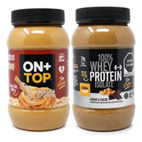 2 Pack Crema De Cacahuate Crunchy + Cacao Whey Protein Iso