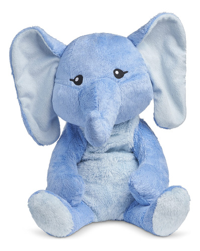 Juguete Peluche Sensorial Elefante Hugimals Emory 2kg -azul