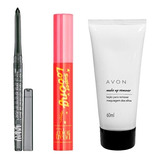 Kit Make Olhos Marcantes 3 Produtos Maquiagem Avon