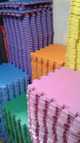 Piso Goma Eva 50x50x11mm Aproximado!!!! Fabricante Directo!!