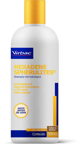 Shampoo Dermatológico Hexadene Spherulites Virbac 500ml