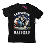 Remera Las Vegas Raiders Equipo Nfl 49 Dtg Premium