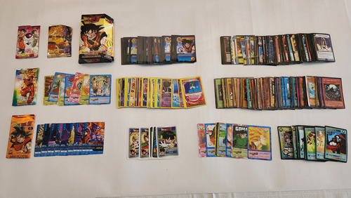 Lote Trading Tarjetas Cartas Dragon Ball Dbz Yugioh Pokémon