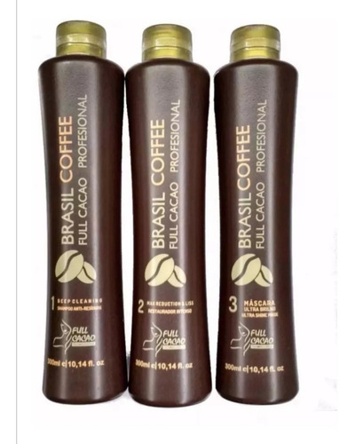 Kit Alisado Keratina Brasil Coffee Profesional 1000ml