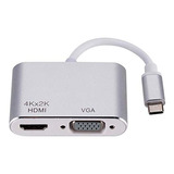 Usecl Adaptador Usb C A Hdmi Y Vga, Usb Tipo C (compatible C