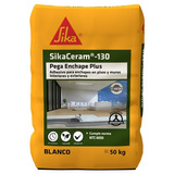 Sikaceram 130 Plus Blanco Pegaenchape Pisos Exterior X 50 Kg