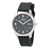 Reloj Victorinox 01.1441.309 Swiss Military Men's City Act Color De La Correa Negro Color Del Bisel Acero Inoxidable Color Del Fondo Negro