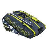 Bolso De Tenis Raquetero Babolat Pure Aero Rh12 2023 Para  Color Negro/amarillo