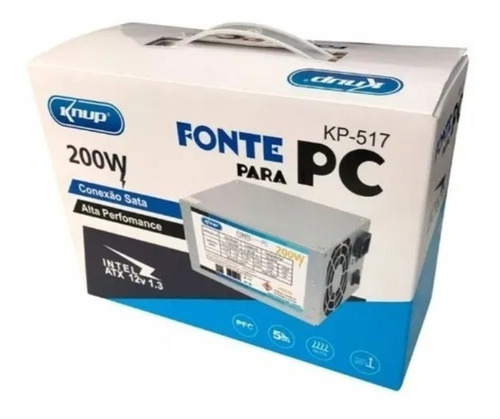 Fonte Atx 12v 1.3 200w Ultra Silence Para Pc Gamer Bivolt