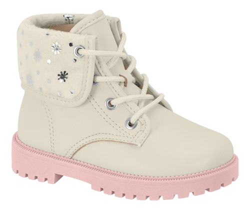 Bota Infantil Menina Coturno Bebê Conforto Molekinha 2126524