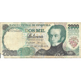 Venezuela  2000 Bolivares 1997