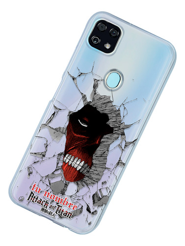 Funda Para Zte Attack On Titan Colosal Titán Tu Nombre