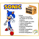 Sonic Caja Misteriosa Mystery Box Juego Game Gamer