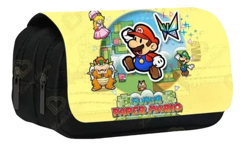 Estuche Escolar Grande Modelo Super Mario Bros