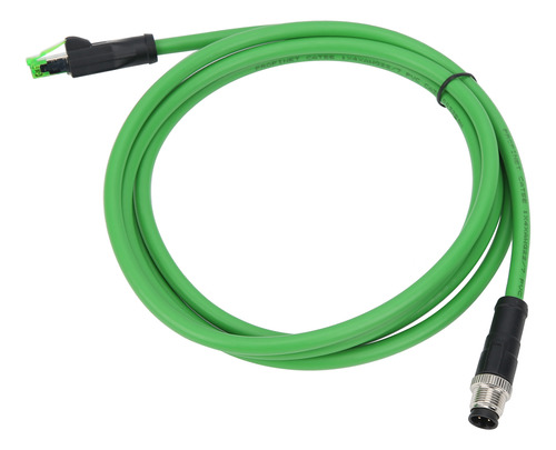 Cable De Red Patch M12 Rj45, Conector Ethernet Blindado