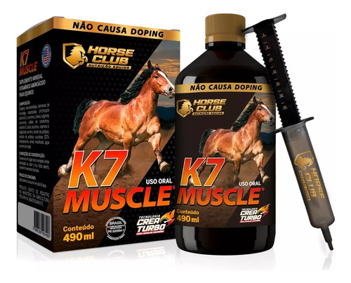 K7 Muscle Para Cavalos - Explosão Muscular