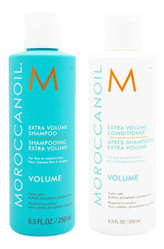 Moroccanoil Kit Shampoo X 250 + Acondicionador X 250 Volume