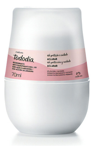 Desodorante Roll-on Aclarador 70ml Tododia Natura